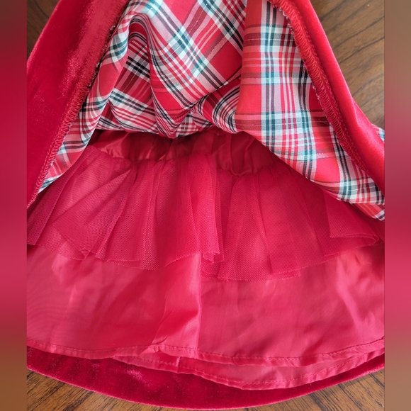 Holiday Dress Size 6-9 months. *Like New* - Picture 3 of 8